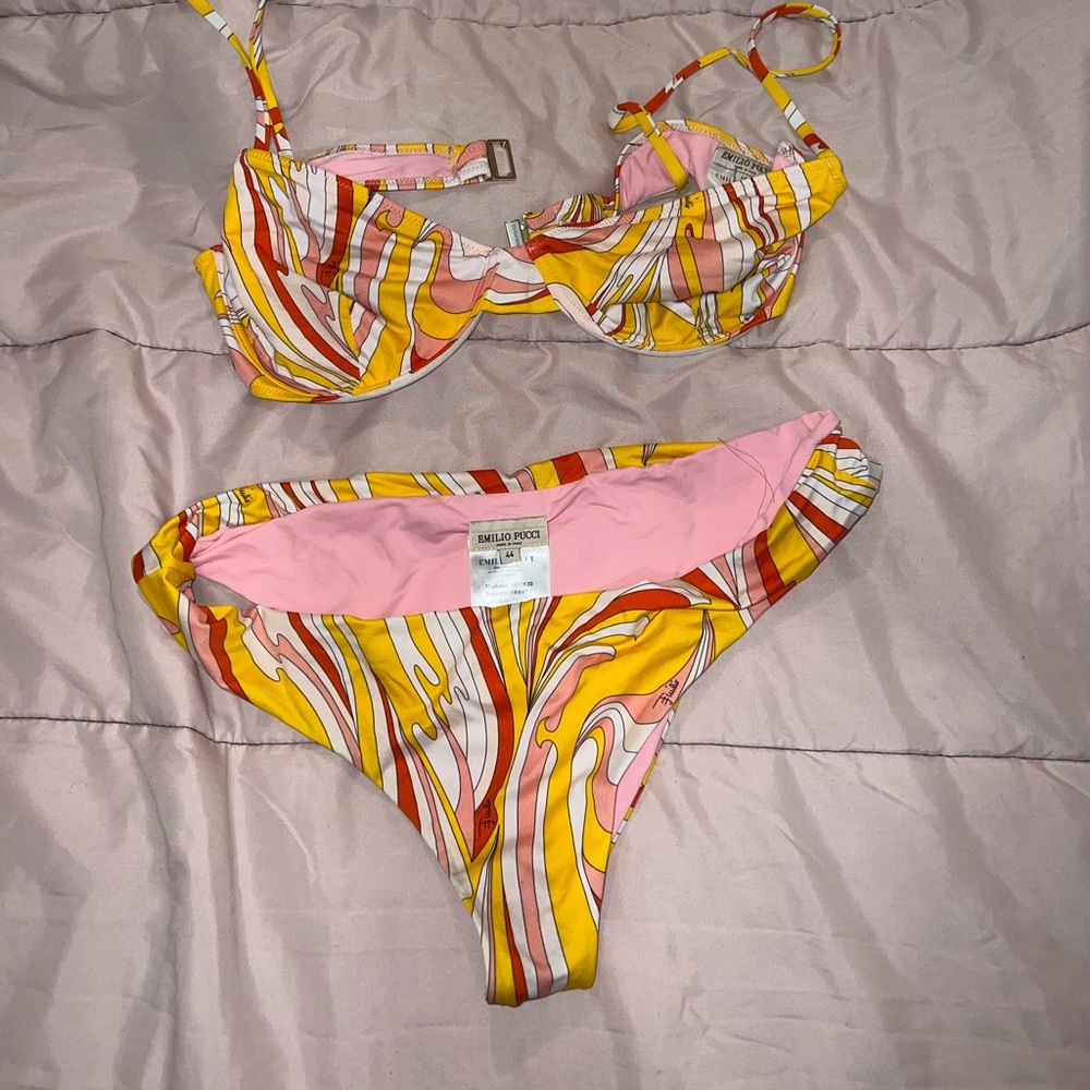 AUTHENTIC EMILIO PUCCI 2 piece bikini I bought separately selling together